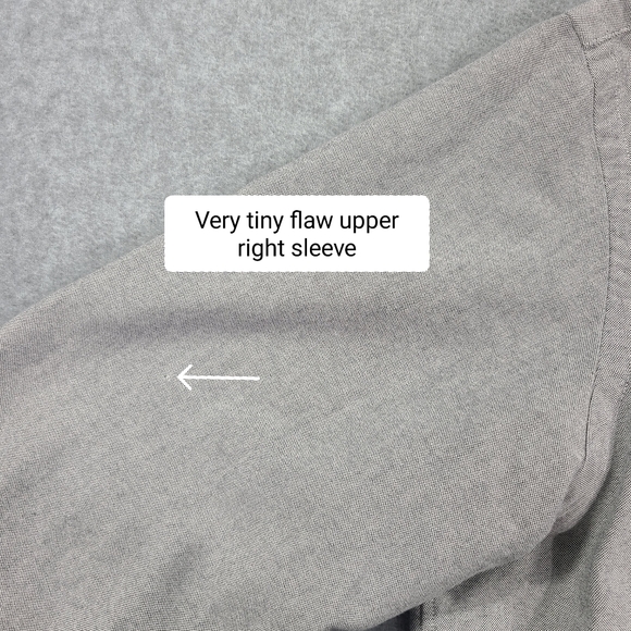 Ralph Lauren Mens Large Button Down Shirt LS Gray Flesh Pony - Picture 2 of 14